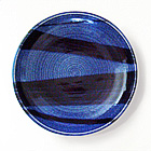 Blue & Blue Stoneware Charger